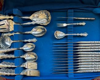 International Silver sterling service for 12 “Angelique”