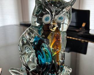 Large (10”) Murano owl