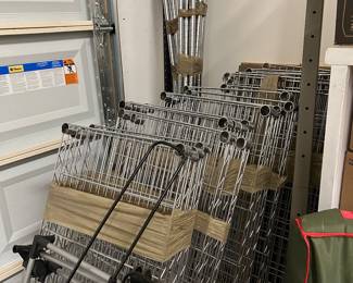 Wire metal shelving