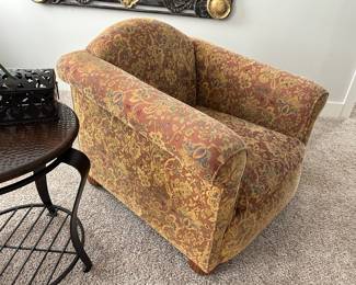Pair of upholstered armchairs