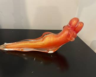Giuliano Tosi Murano glass lovers sculpture 
