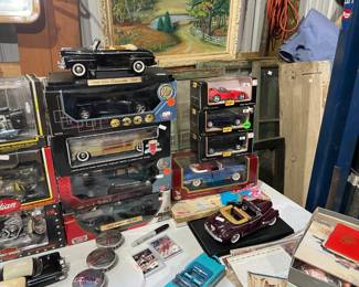 . . . more die-cast cars