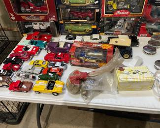 . . . and more die-cast cars!