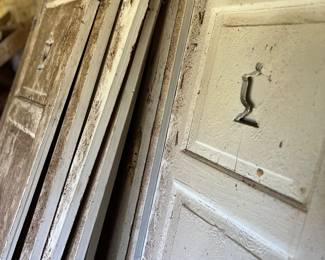 These original primitive wood shutters have been sitting in the barn for years just waiting to be showcased in your home. 