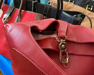 Purses from Dooney & Bourke, Iman, Burberry, Joan Rivers, Etienne Aigner and more! Many brand new with tags! 