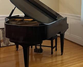 Oral history states this grand piano was from the lobby of the Signal Mountain Inn