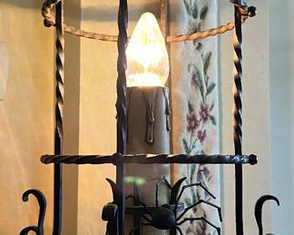 Wrought iron Spanish Revival Floor Lamp
