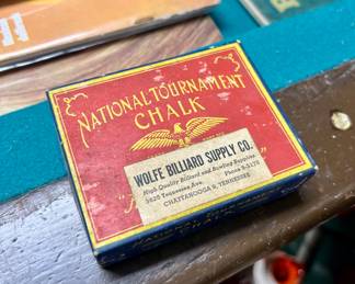 What a great piece of Chattanooga Tennessee History! Wolfe Billiard Supply Company on Tennessee Ave. 