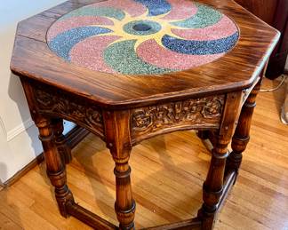 Absolutely Fabulous terrazzo mosaic table