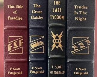 4 Vols. Easton Press  F. SCOTT FITZGERALD This Side Paradise, THE GREAT GATSBY, etc. 