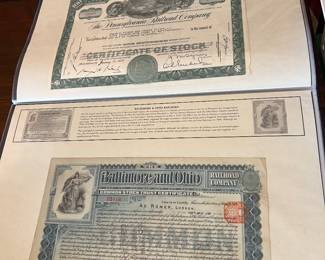 Large Collection of Vintage Bonds