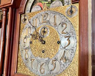 Elliott of London Grandfather Clock retailed by JS MacDonald of Baltimore Maryland. 