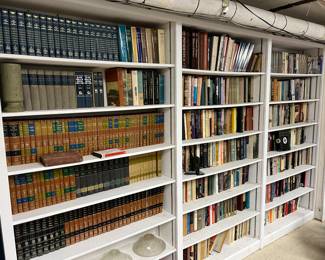 Books, books, and more books. 