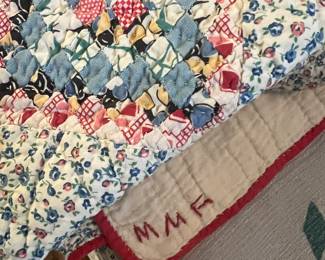 Early Southern attic fresh quilts that were kept in a cedar chest. Great piece of Chattanooga, Tennessee history. 