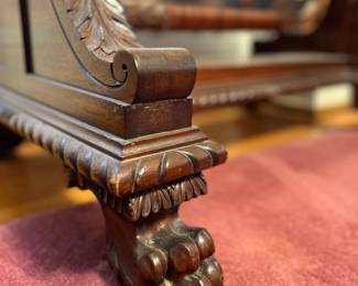 R.J. Horner Style Mahogany Mirror