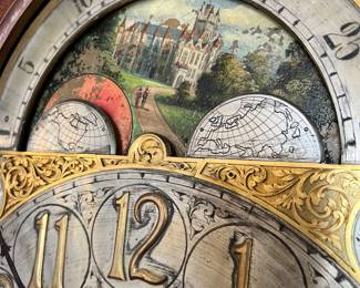 Elliott of London Grandfather Clock retailed by JS MacDonald of Baltimore Maryland. 