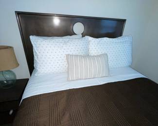 Full-size Restoration Hardware bed frame with Mattress