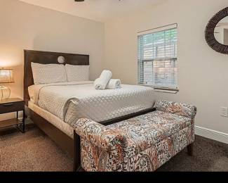 Full size Restoration Hardware Metal bed frame with mattress