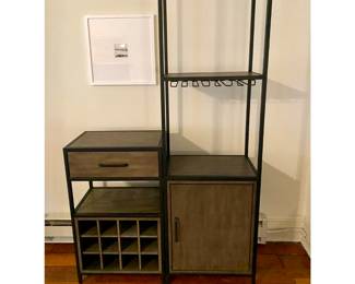 Pottery Barn wine cabinet