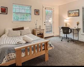 Full size futon sofa bed with mattress by
The Futon Shop - shown as bed