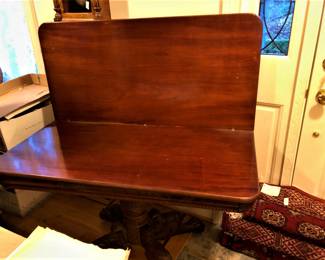 802 table in foyer top