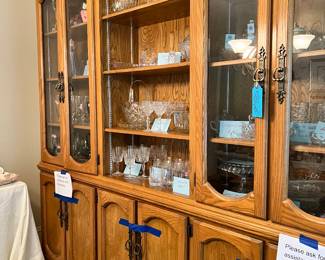 This custom
Made cabinet is for sale. Holds lots of treasures !