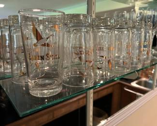 Vintage  Abin Still "Taste for Sports" Kentucky Straight Whiskey Glasses, set of 12