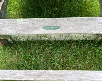 112.  Pair of Smith & Hawken Teak Chaise Lounges