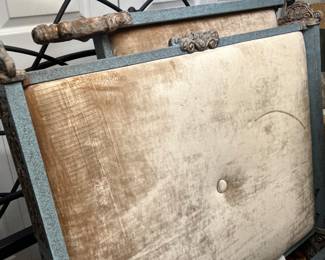 Vintage Velvet Twin Bed