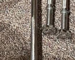 44. Pair of Weight Bars and Single Weight Bar