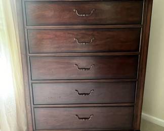 61. Stanley Furniture 5 Drawer Highboy Dresser (67" x 22" x 41")