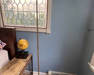 76. Brass Floor Lamp (67")