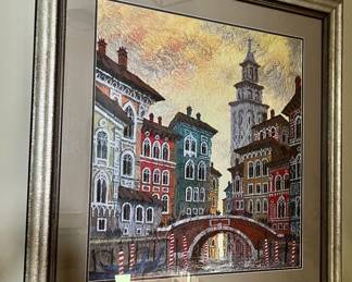 57. Framed Print of Venice (36" x 38")