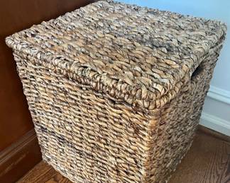 33. Rattan Storage Bin 