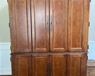 32. Hooker Furniture Desk Armoire (57" x 26" x 79")