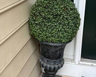 70. Black Resin Urn (22"h)