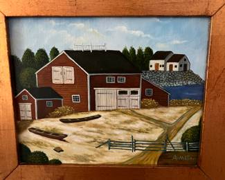 121. Signed Painting By A. Miller (8" x 10")