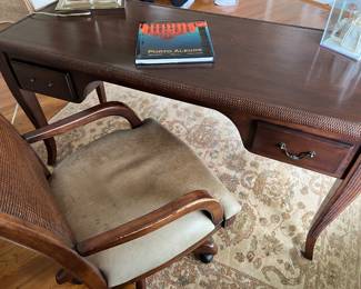 19. Desk w/ Rattan Style Trim (60" x 25" x 31")
20. Sierra Executive Chair