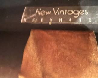 47. Bernhardt New Vintage Leather Chair (56" x 56" x 34") (as is)