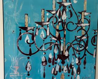 70. Chandelier Art (36" x 36")