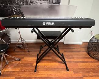 97. Yamaha Digital Piano P-85 w/ Stand & Stool 