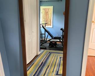 82. Mirror w/ Wood Frame (27" x 64")