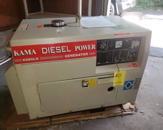 Diesel powered generator