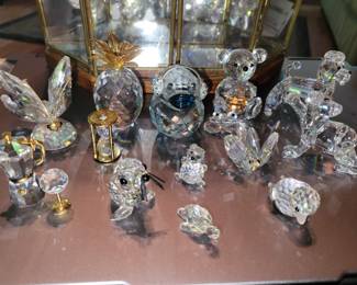 Swavorski crystal figurines