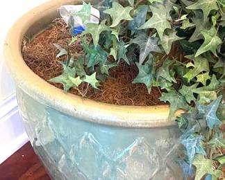 $ Sale $15 Glazed Blue  Pot  $45   