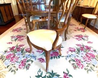 SOLD    $640 Set Of Chairs by Century    6 sides 2 Arms