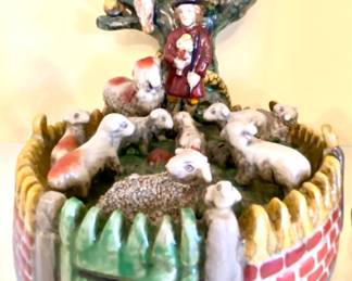   $85   Staffordshire Like Good Shepard in the Garden  Love this Piece no chips etc listed for $175 