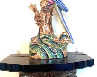 Sold Parrot & Sconces  $110  for Pair of Parrots     no chips or cracks