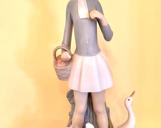    $45    Llardro Basket Feeding the Ducks