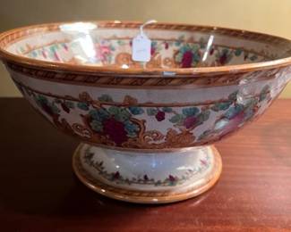 Early English punch bowl